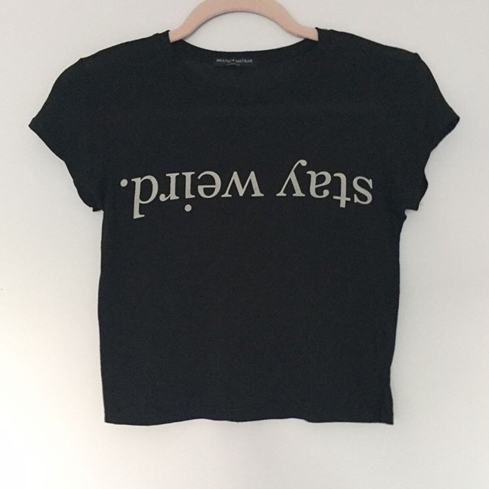 Brandy Melville | Carolina Stay Weird Top